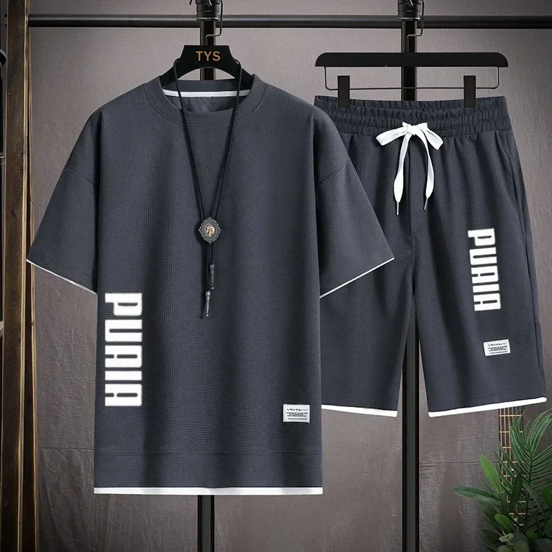 Summer Clothing Men Fashion - 2026 New Men's T-shirt and Shorts
