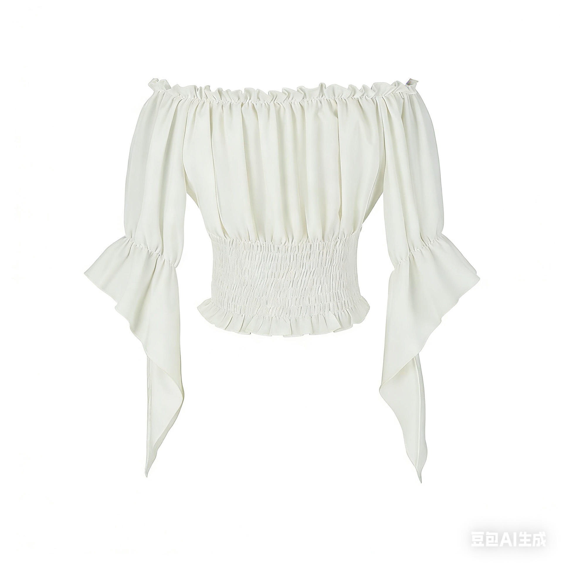 Renaissance Medieval Aristocra - Off Shoulder Blouse recension och pris