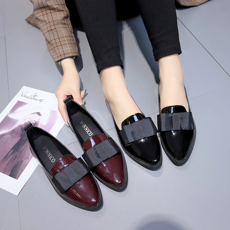 Black/ Wine Red Patent Leather - Summer Clothing Sale recension och pris