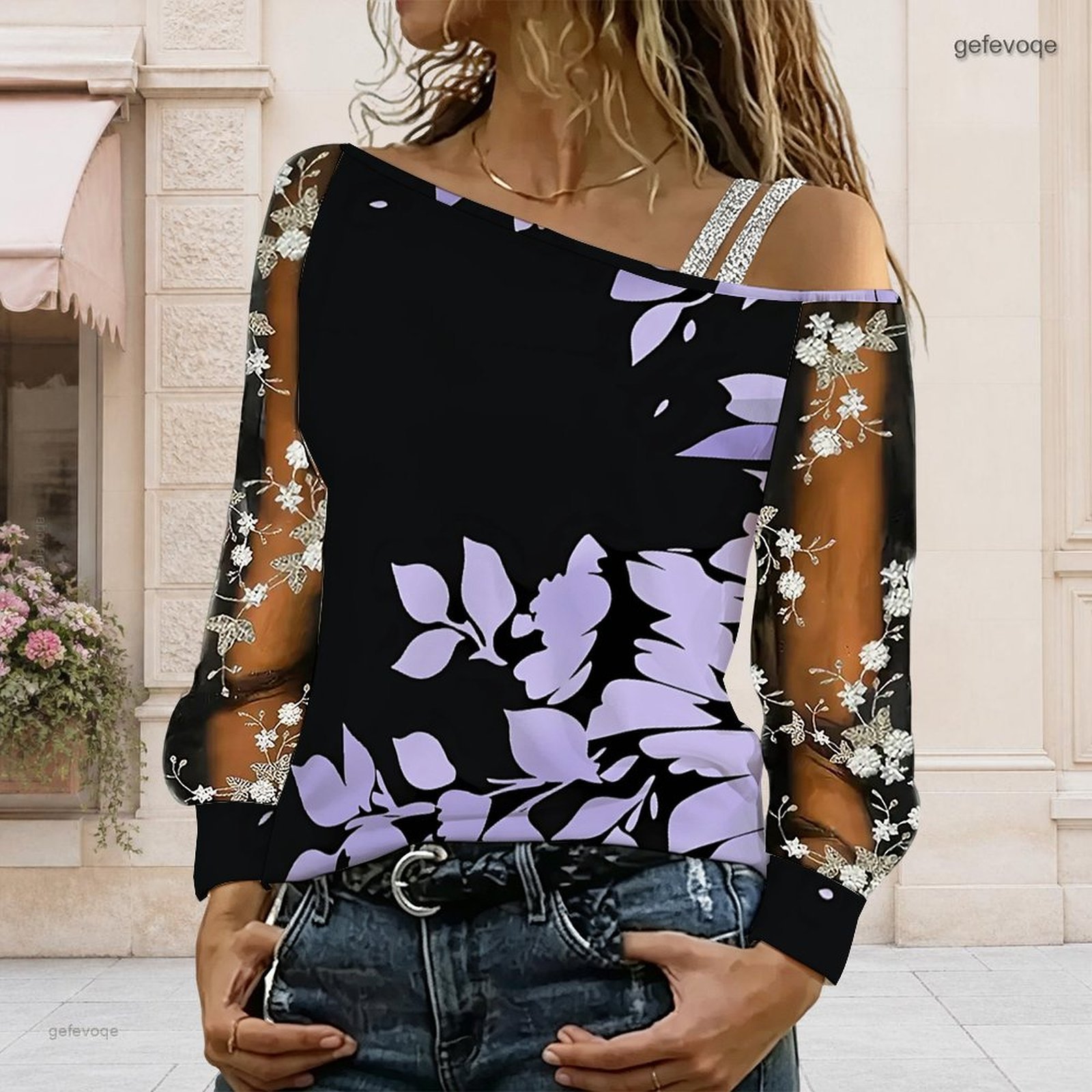 Women Off Shoulder Blouse Asym - Off Shoulder Blouse recension och pris