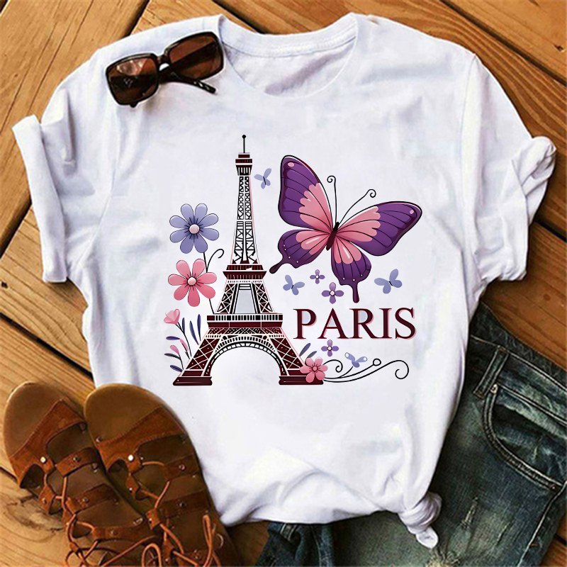 90s Color Flower Butterfly Par - Summer Clothing In Paris recension och pris