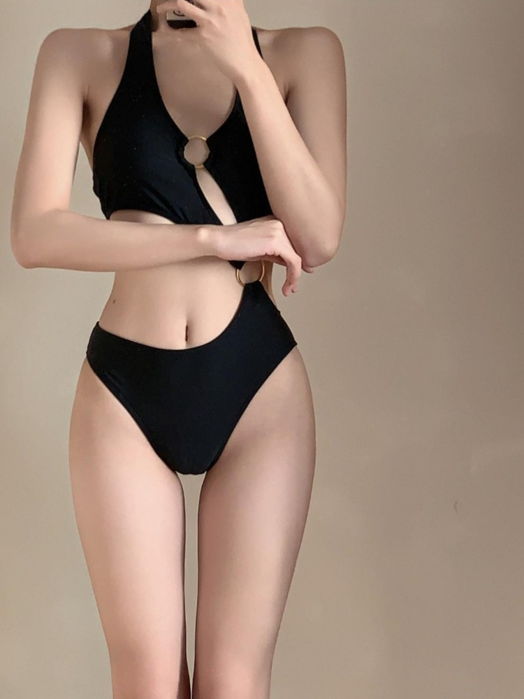 Women's Black Sexy High Waist  - Swimsuit One Piece recension och pris