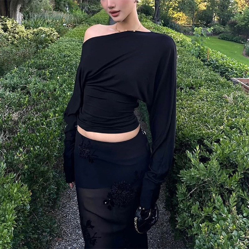 2026 Women’s One Shoulder Top  - Off Shoulder Blouse recension och pris
