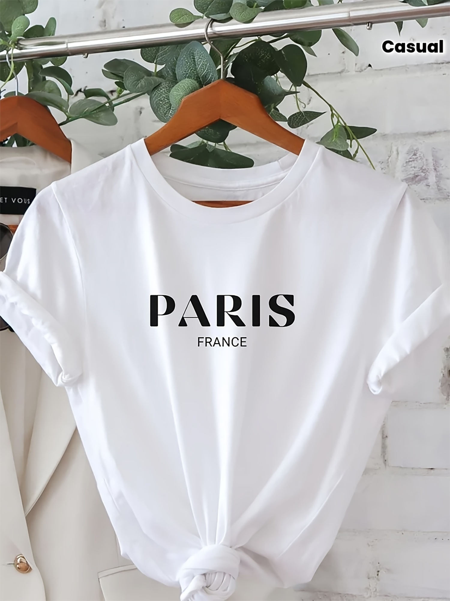 Women'S Casual Short-Sleeve Cr - Summer Clothing In Paris recension och pris