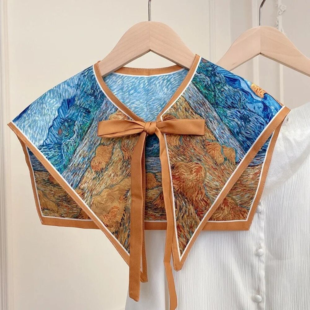 Floral Pattern Shirt Fake Coll - Off Shoulder Blouse recension och pris