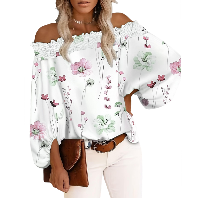 Plus Size New Women's Casual F - Off Shoulder Blouse recension och pris