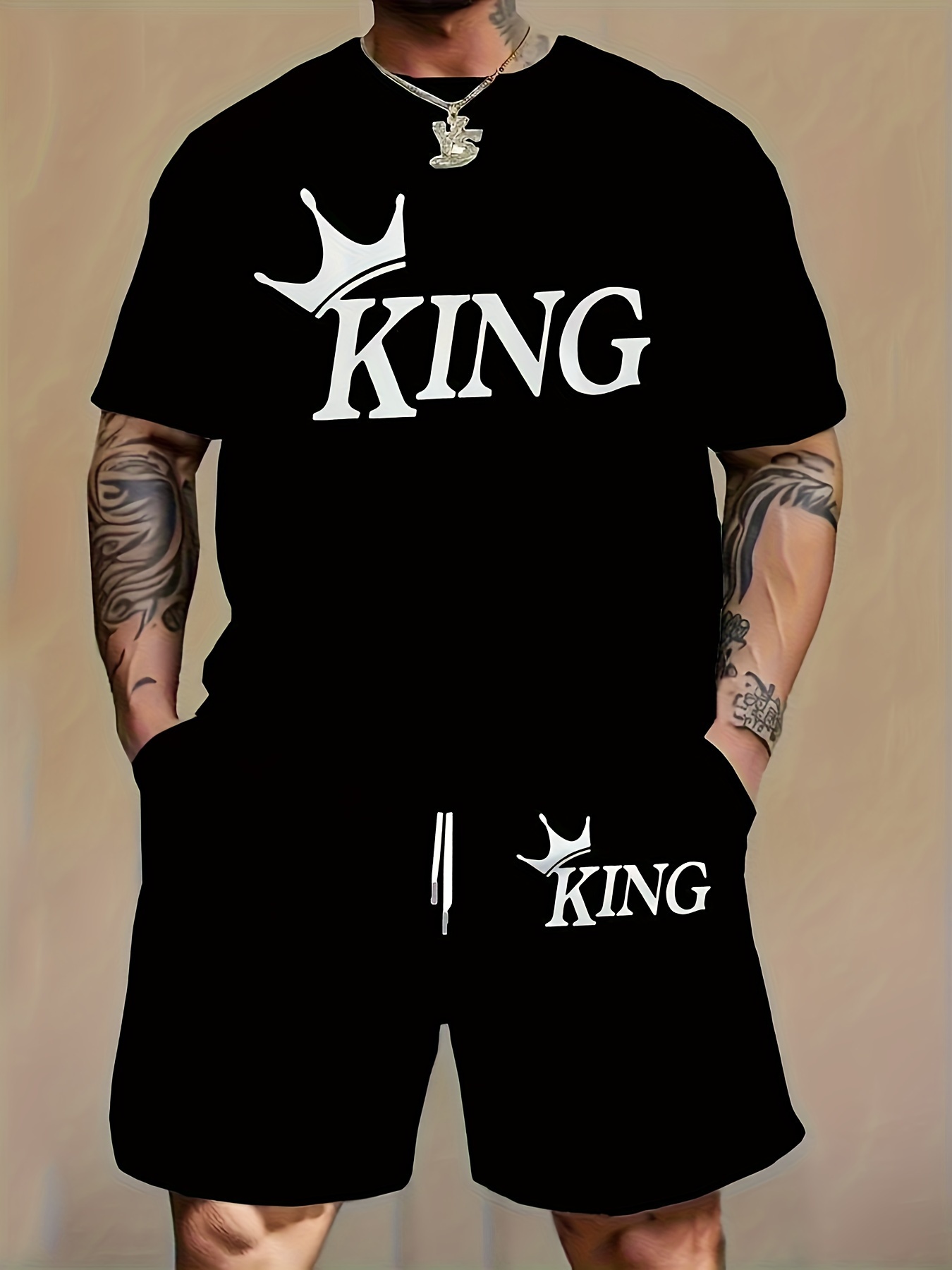 Men Fashion 2‑Piece Matching S - Summer Clothing Men Fashion recension och pris