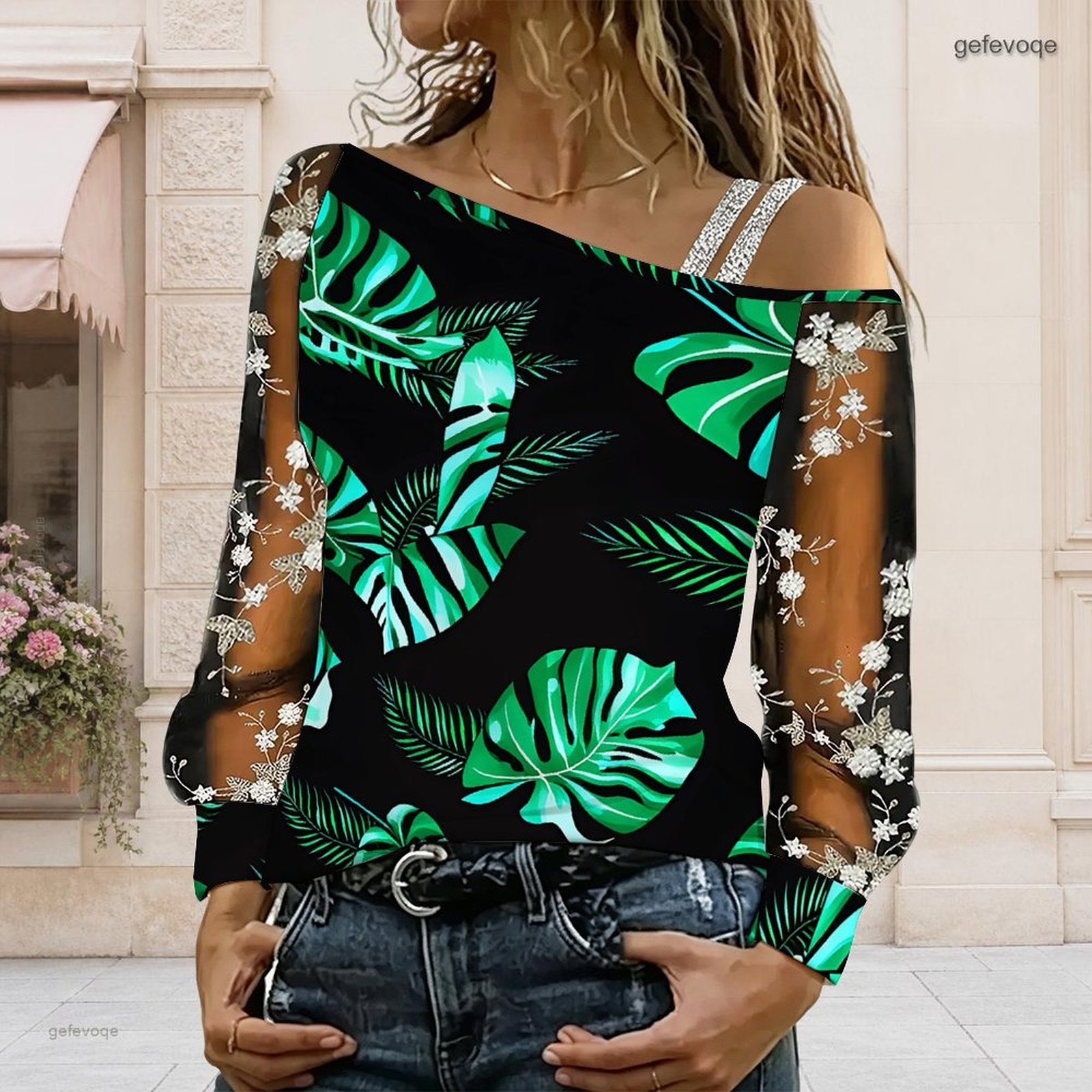 Women Off Shoulder Blouse Asym - Off Shoulder Blouse recension och pris