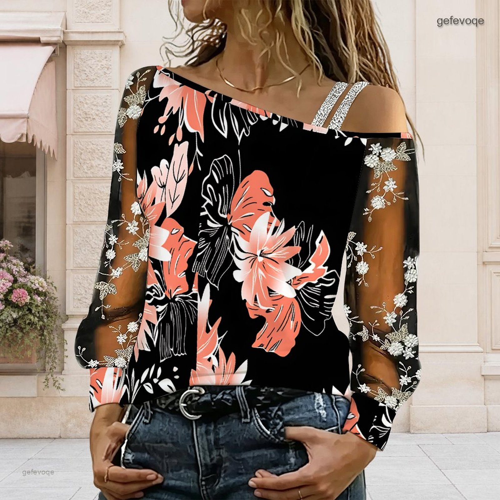 Women Off Shoulder Blouse Asym - Off Shoulder Blouse recension och pris