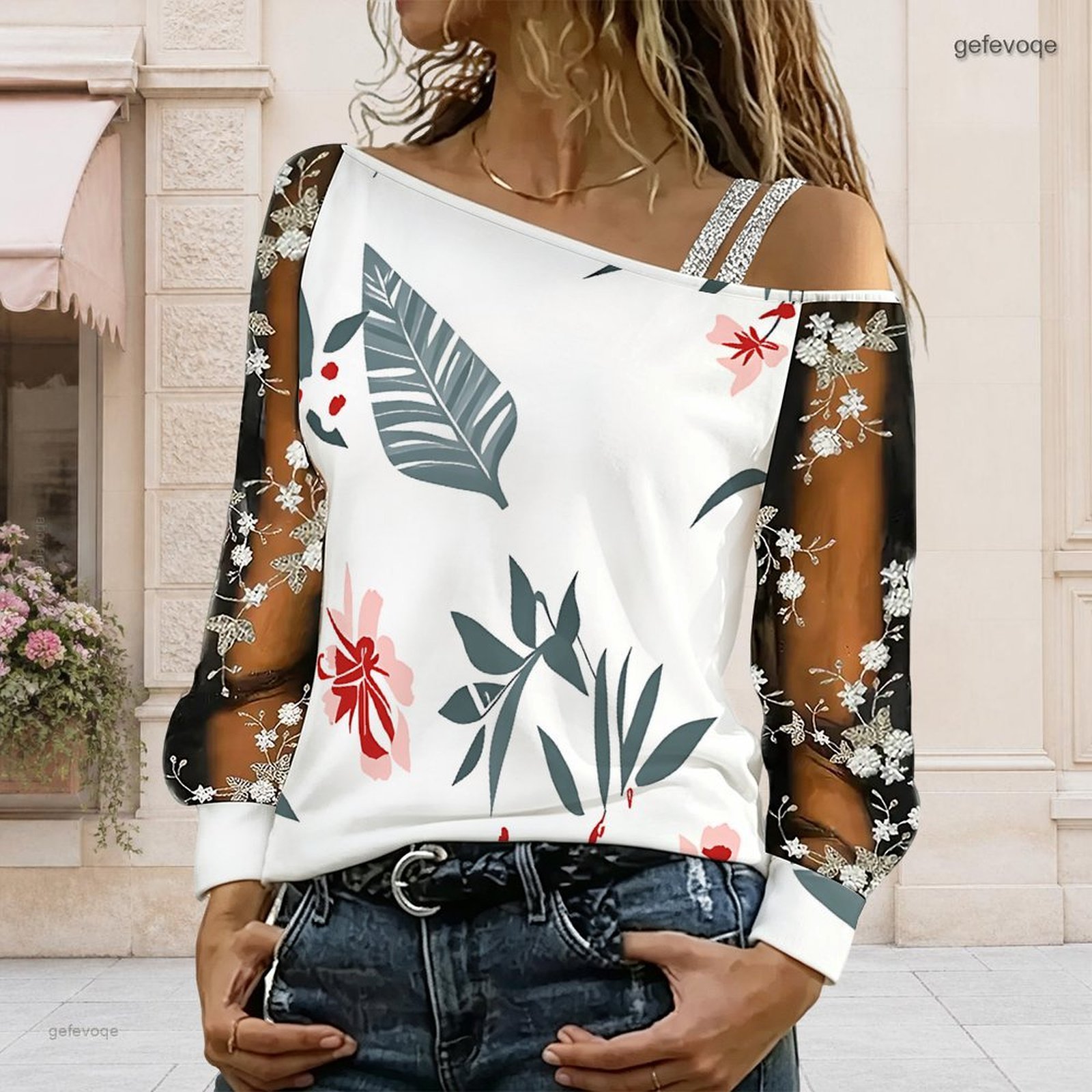Women Off Shoulder Blouse Asym - Off Shoulder Blouse recension och pris