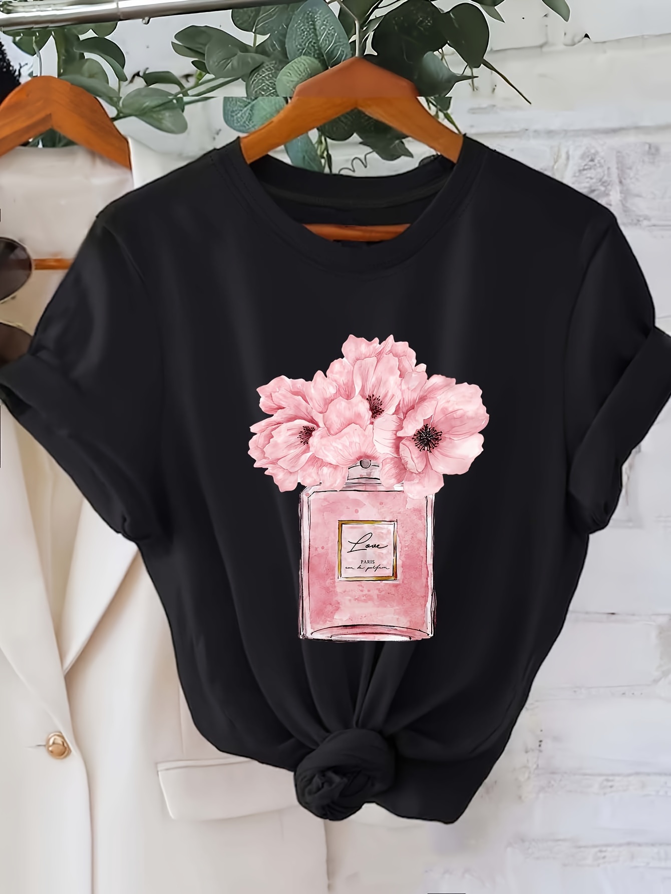 Women'S Floral Print T-Shirt P - Summer Clothing In Paris recension och pris