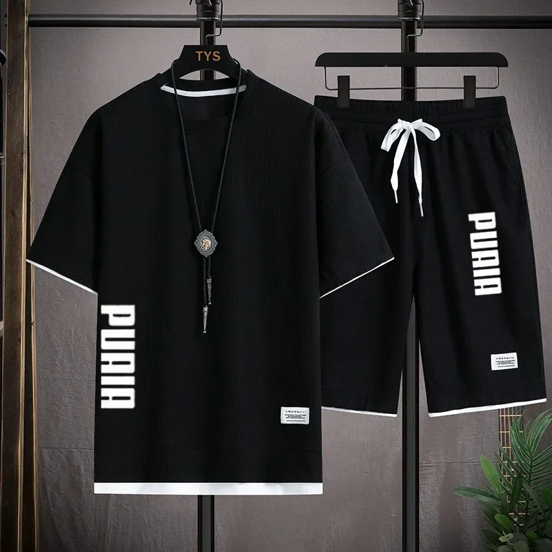 2026 New Men's T-shirt and Sho - Summer Clothing Men Fashion recension och pris