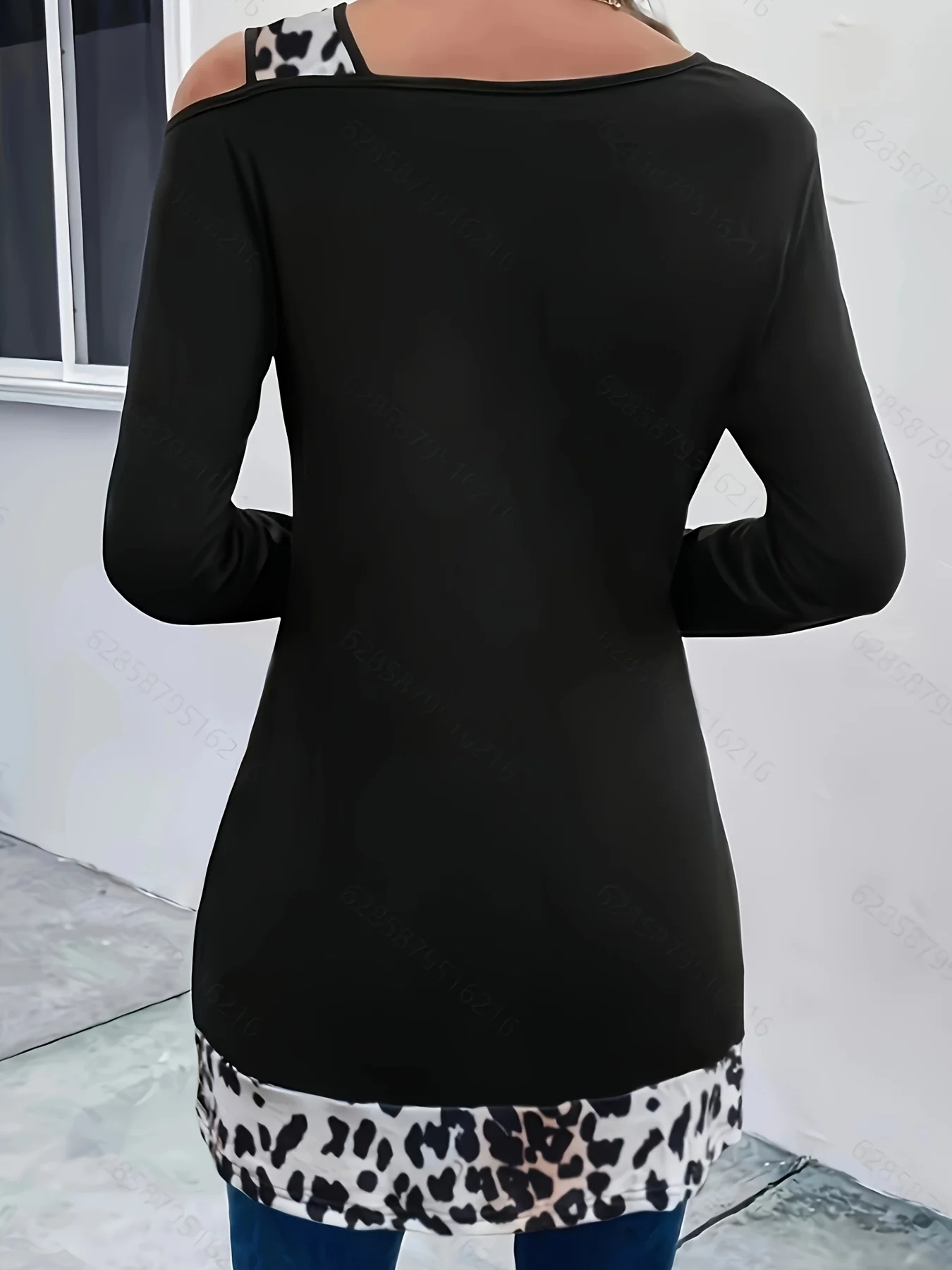 Plus Size 1XL-5XL Women's Fash - Off Shoulder Blouse recension och pris