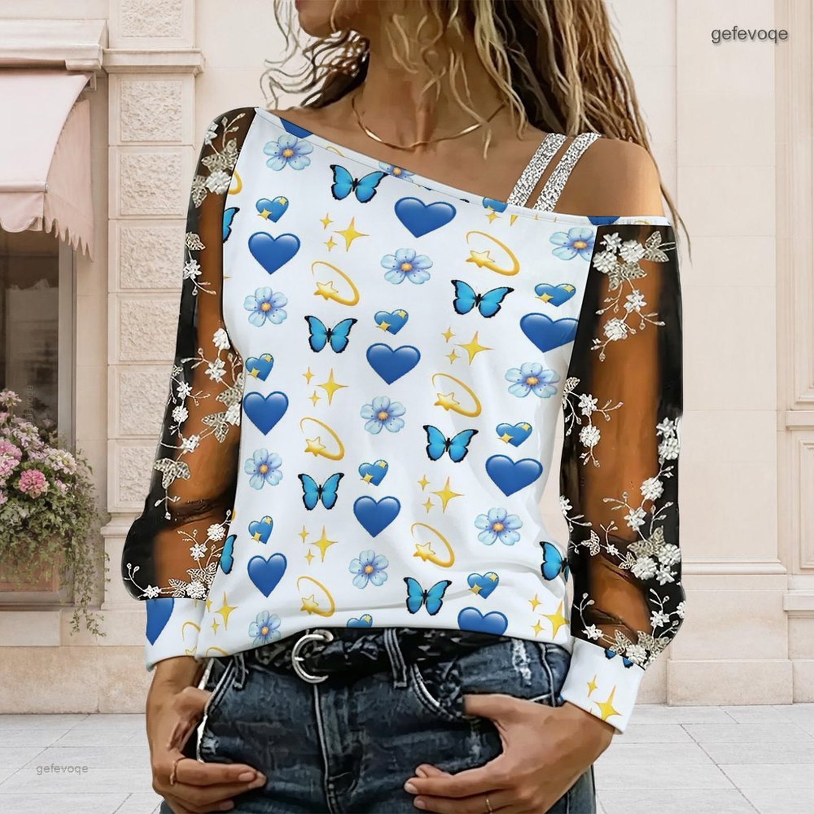 Women Off Shoulder Blouse Asym - Off Shoulder Blouse recension och pris