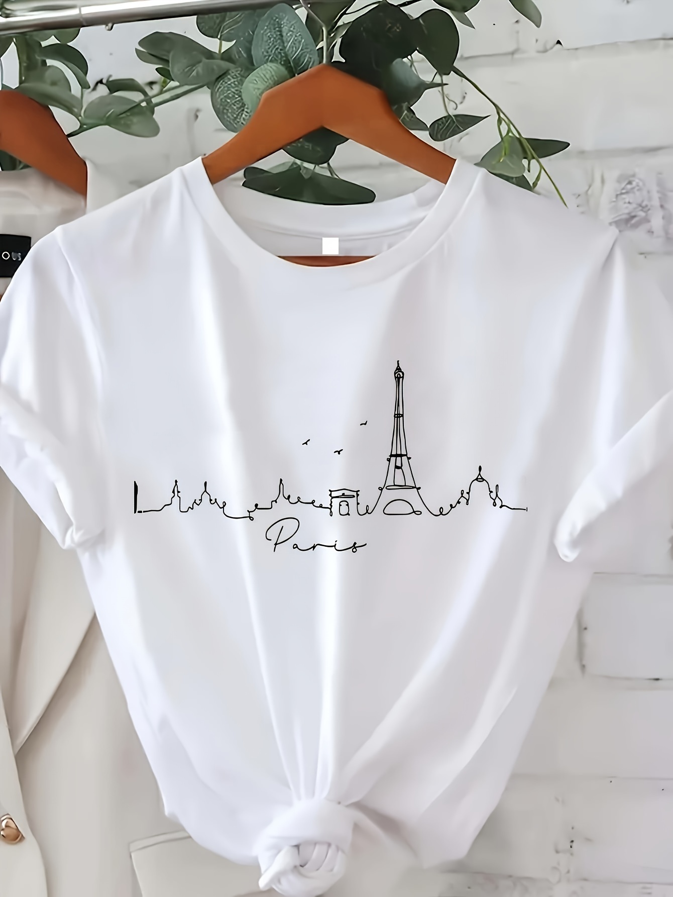 Chic Paris-Inspired Women's T- - Summer Clothing In Paris recension och pris