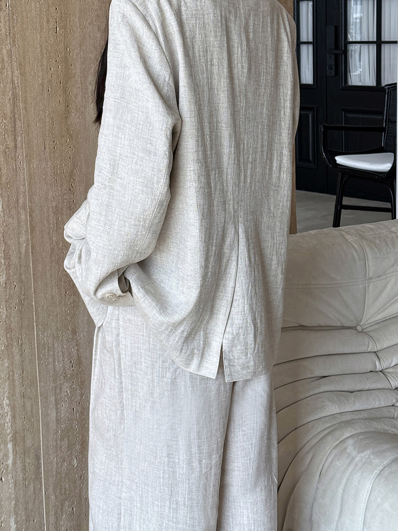 Autumn Hig-end Linen Material  - Summer Clothing Material recension och pris