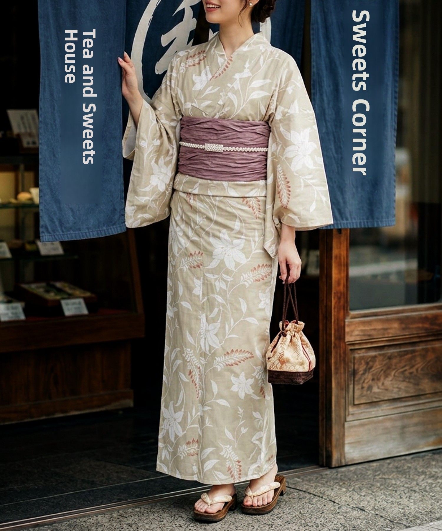 Traditional Yukata Kimono Cott - Summer Clothing Material recension och pris