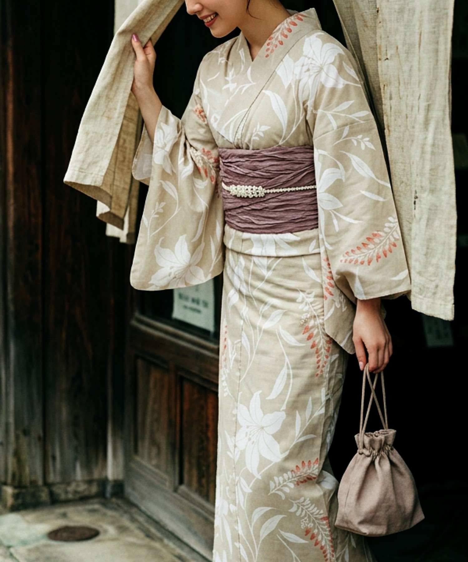 Traditional Yukata Kimono Cott - Summer Clothing Material recension och pris