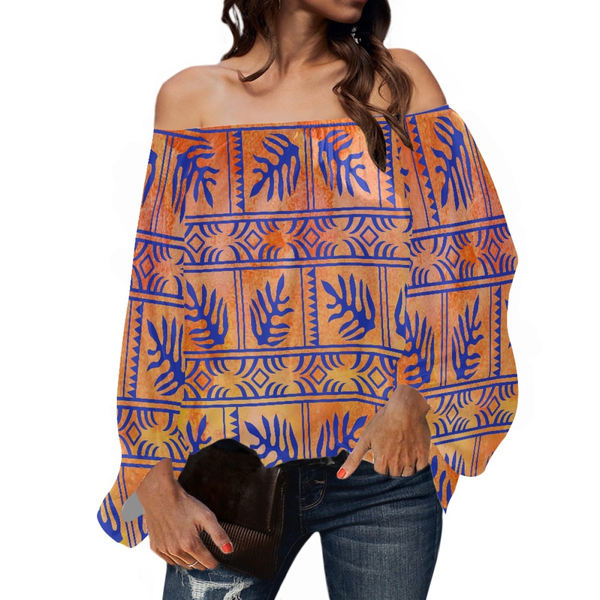 Polynesian Tribal Clothing Sam - Off Shoulder Blouse recension och pris