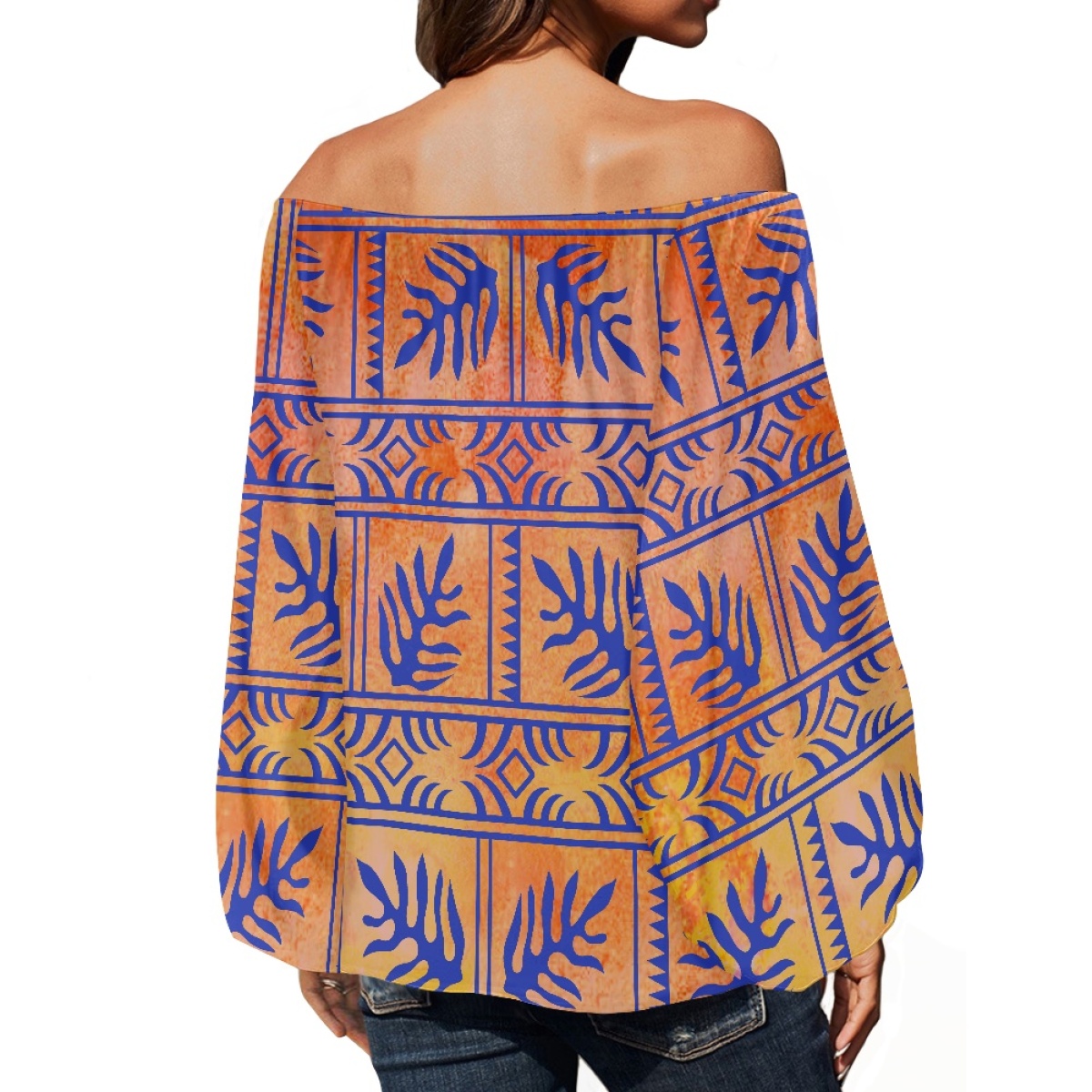 Polynesian Tribal Clothing Sam - Off Shoulder Blouse recension och pris