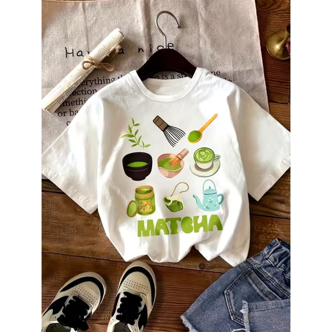 Stylish utensil print short sl - Summer Clothing Affordable recension och pris