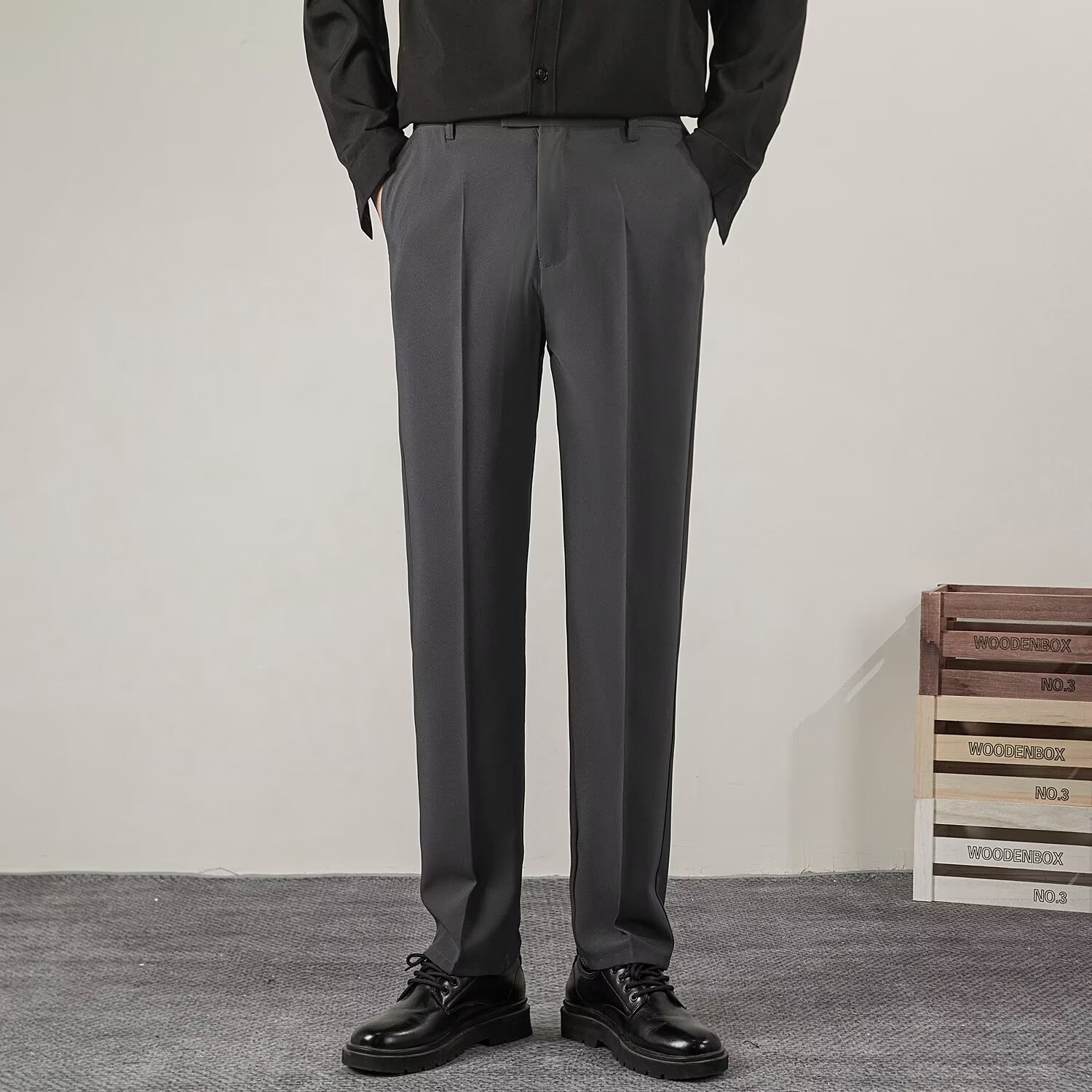 Summer Men's Solid Color Strai - Summer Clothing Brands recension och pris