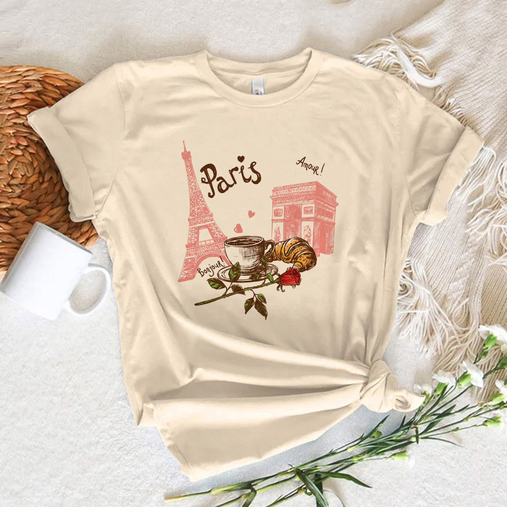 Paris Printed Women's T-shirt  - Summer Clothing In Paris recension och pris