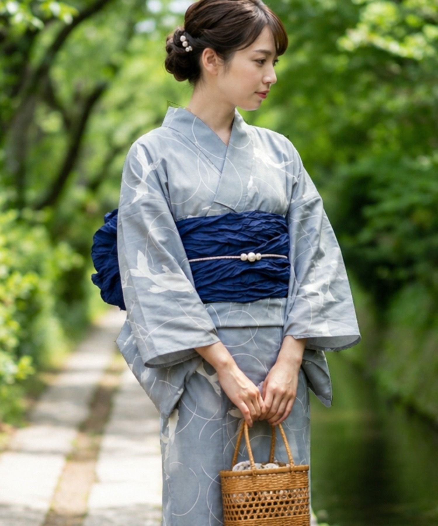 Traditional Yukata Kimono Cott - Summer Clothing Material recension och pris