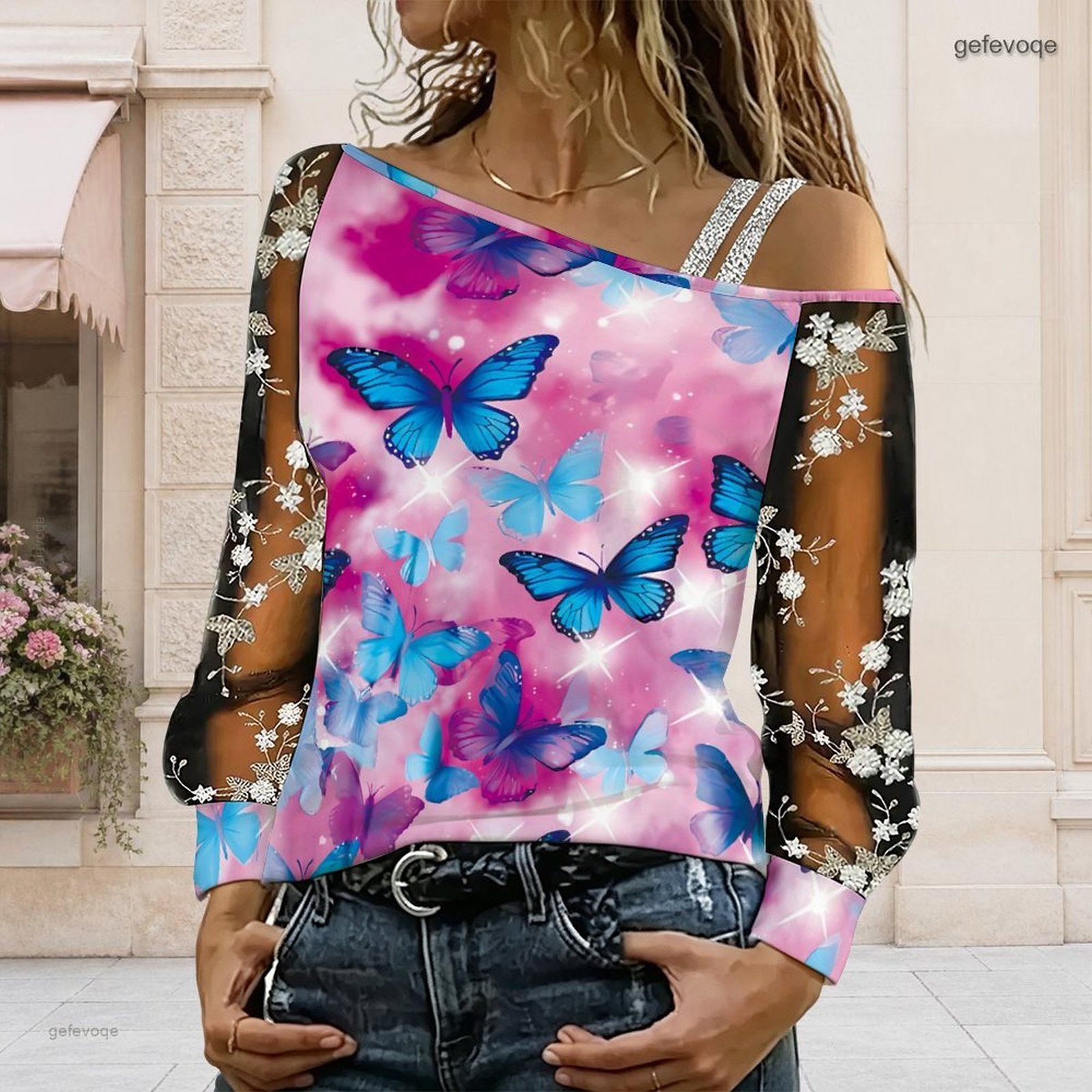 Women Off Shoulder Blouse Asym - Off Shoulder Blouse recension och pris
