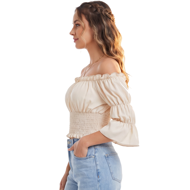 Renaissance Blouse Women Top w - Off Shoulder Blouse recension och pris