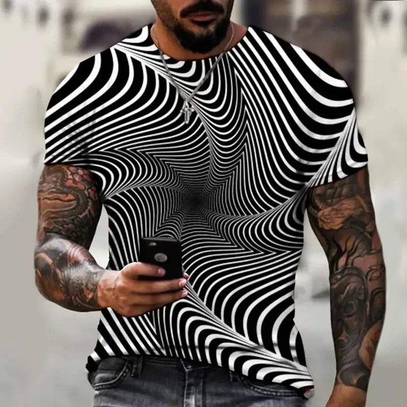 Men's 3D printed T-shirt, over - Summer Clothing Affordable recension och pris