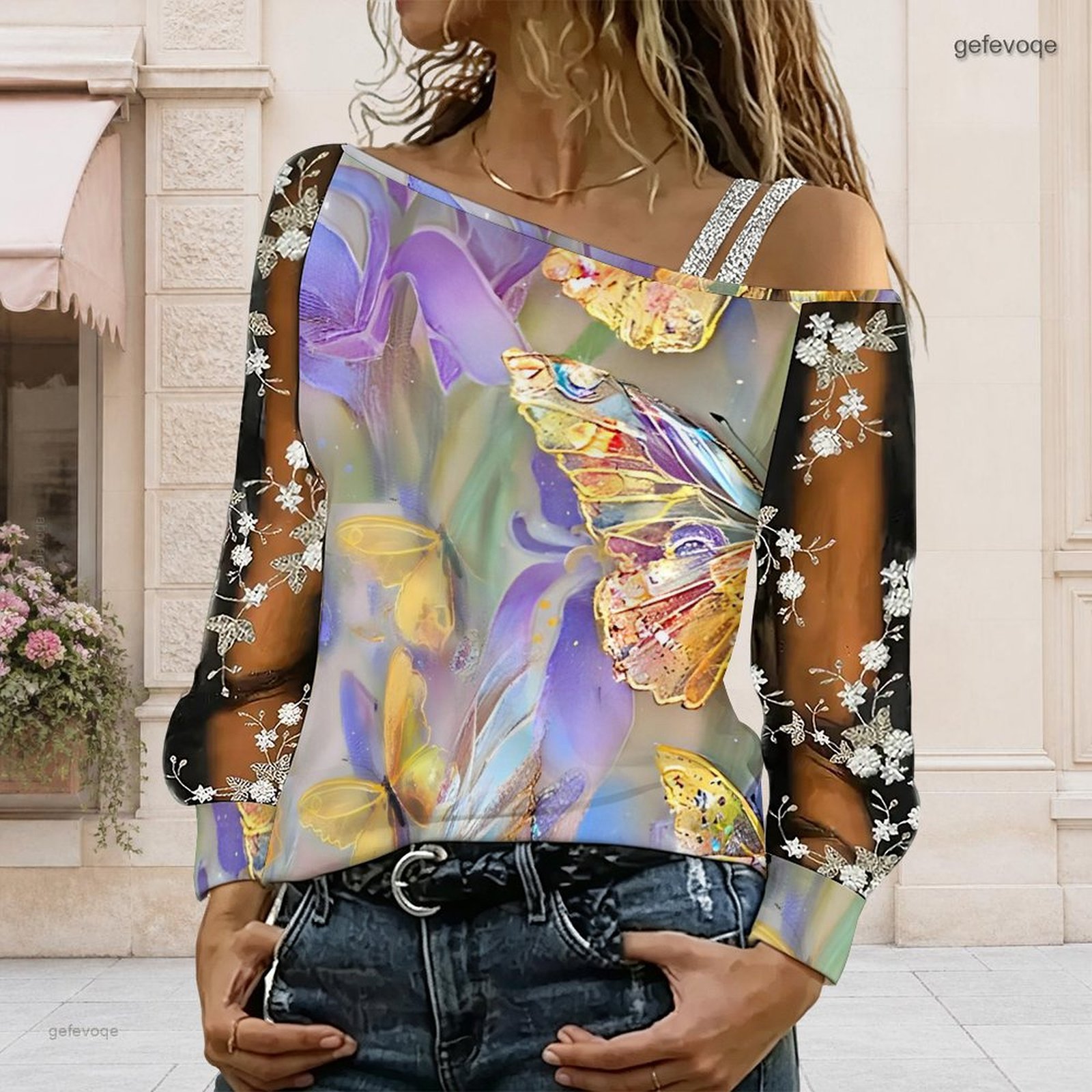 Women Off Shoulder Blouse Asym - Off Shoulder Blouse recension och pris