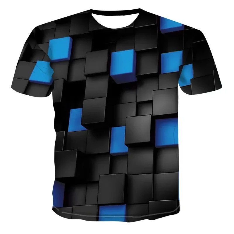 Men's 3D printed T-shirt, over - Summer Clothing Affordable recension och pris