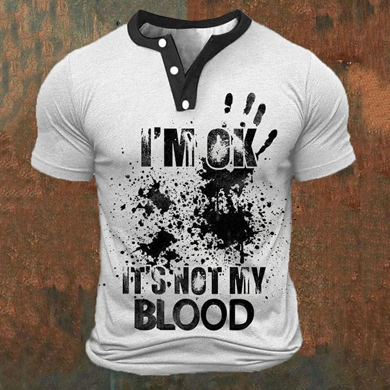 Funny 3D Letter Print Men's He - Summer Clothing Men Fashion recension och pris