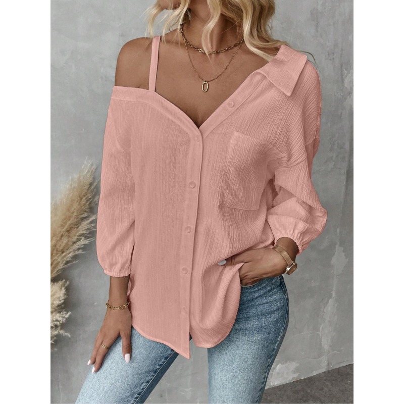 Plus Size1XL-5XL Women Blouses - Off Shoulder Blouse recension och pris