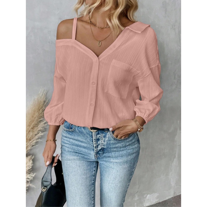 Plus Size1XL-5XL Women Blouses - Off Shoulder Blouse recension och pris