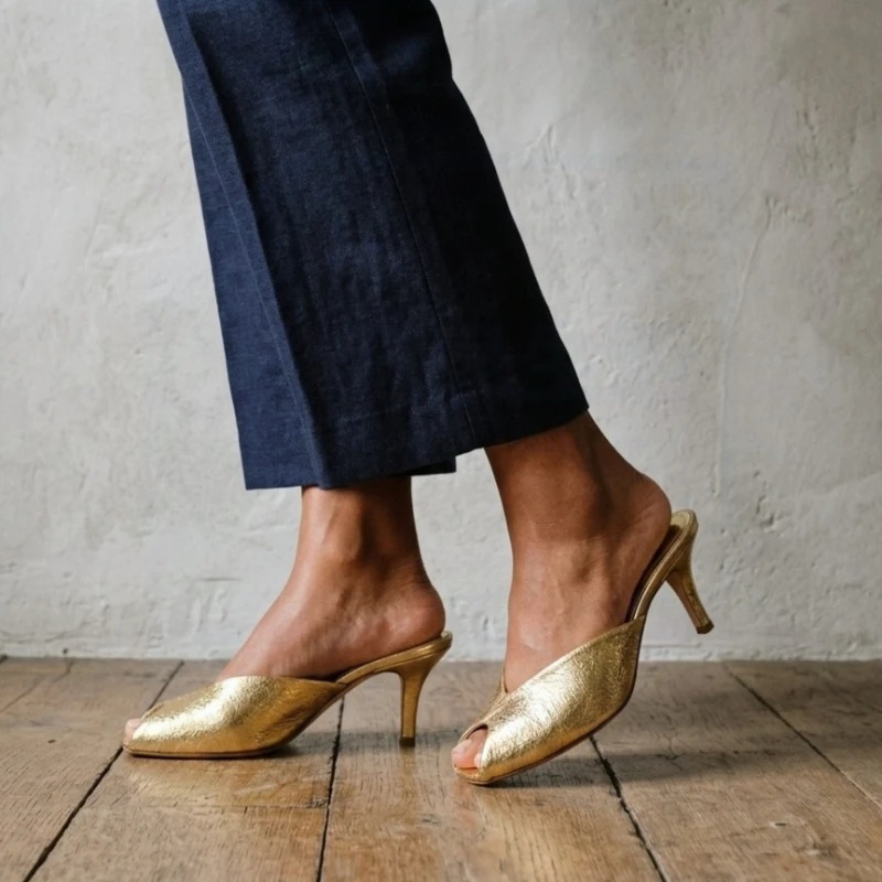 Women's Pumps Designer Gold Wo - Summer Clothing Sale recension och pris