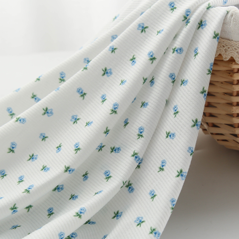 45x140cm Elastic 2X2 Knitted R - Summer Clothing Material recension och pris