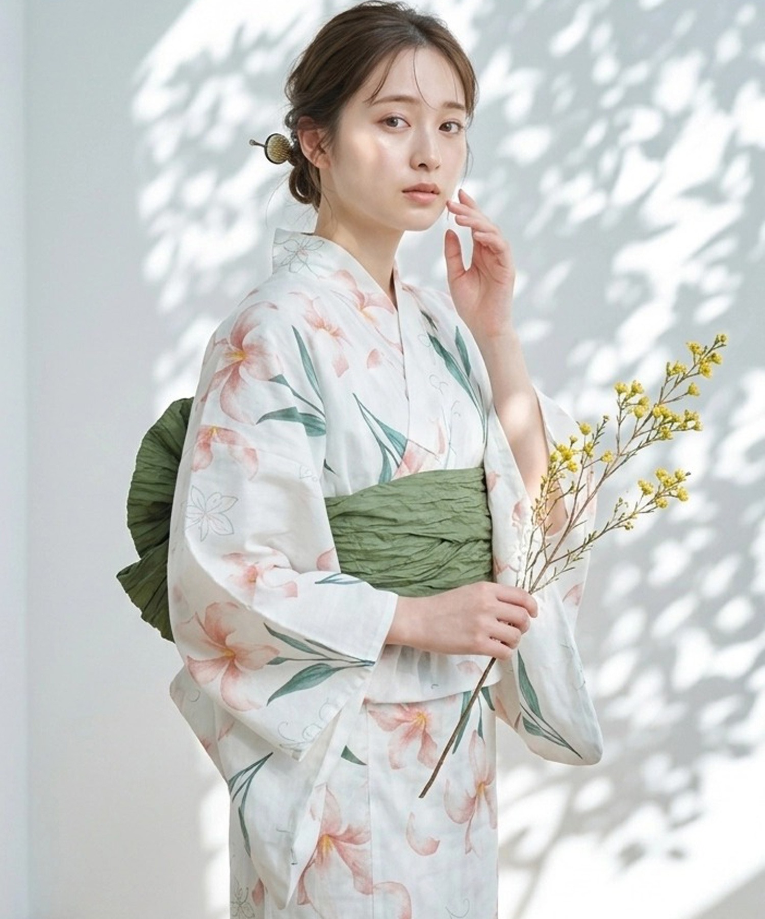 Traditional Yukata Kimono Cott - Summer Clothing Material recension och pris